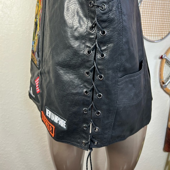 Vietnam Era Vet Leather Vest - Picture 5 of 11